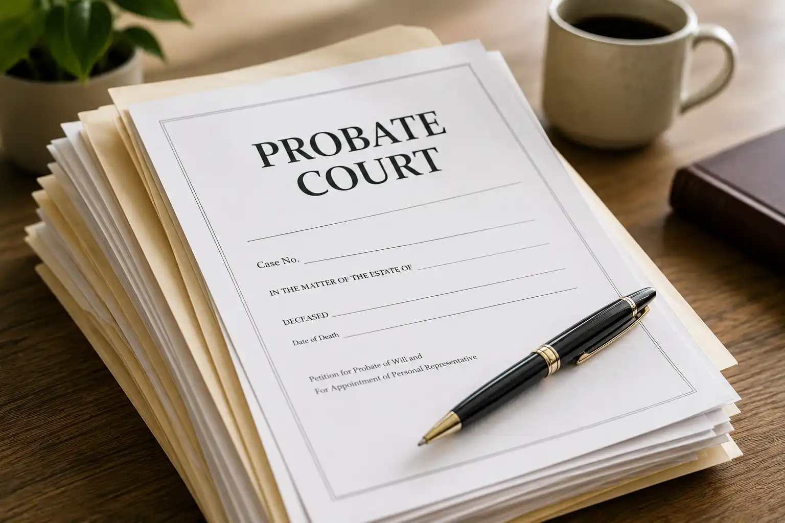 Probate court documents for inherited property sale in St Petersburg
