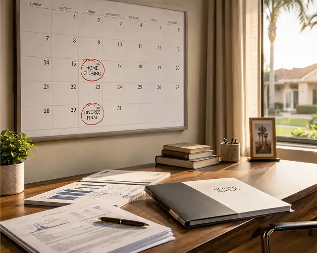 Timing a home sale relative to divorce decree for capital gains tax treatment