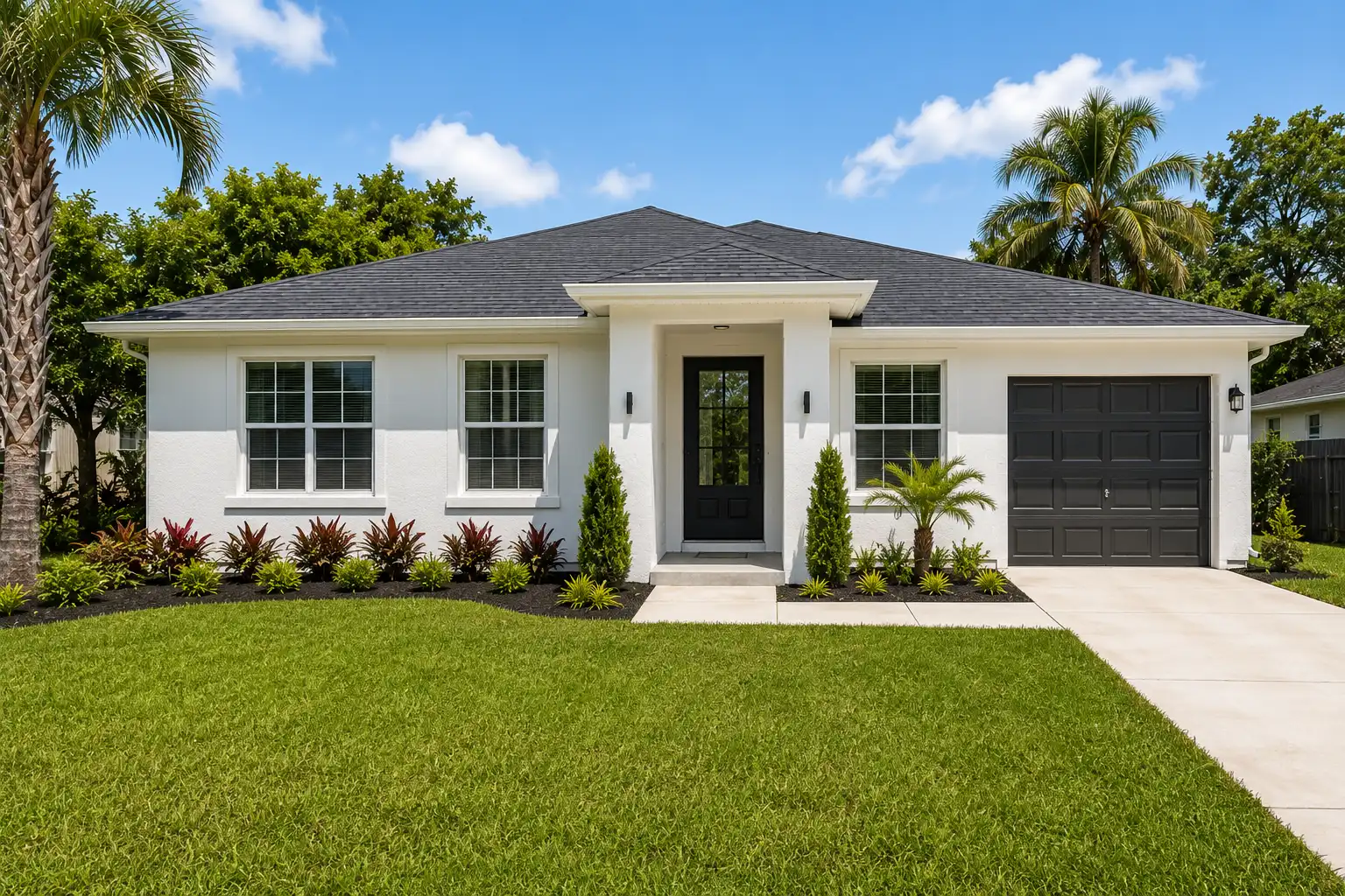 AFTER · renovated & resold — Inherited bungalow — Disston Heights After: renovated bungalow exterior in Disston Heights following cash purchase and rehab